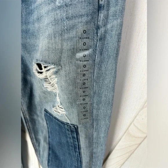 ✨NEW Stylish Blue Patchwork Women Jeans - Picture 8 of 16